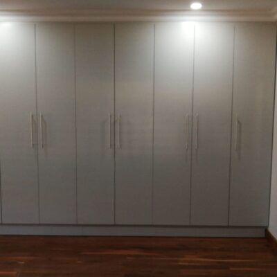 Bedroom Cupboards in Folkstone Grey melamine