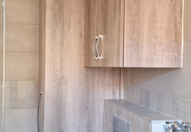 Bathroom revamp using Camden Melawood